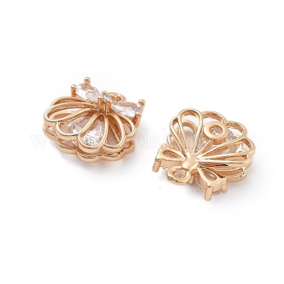 Латунные микро проложить кубического циркония подвески KK-B125-31G-1