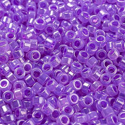 Гальванический прозрачный стеклянный бисер SEED-S042-16A-03-1