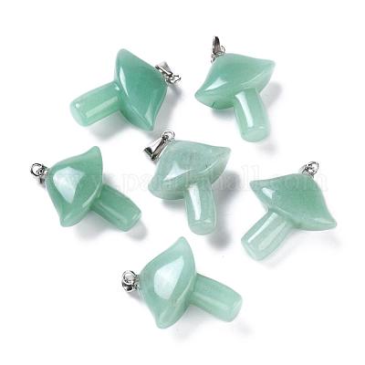 Естественный зеленый авантюрин подвески G-R480-02A-1