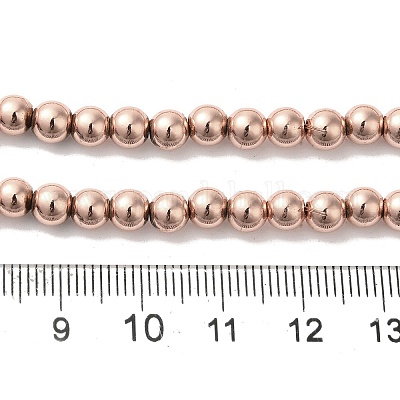 Гальванические нити синтетических магнитных гематитовых бусин G-I364-D01-RG-1