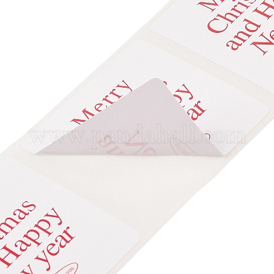 Рождественские тематические бумажные самоклеящиеся наклейки DIY-M070-08J-1