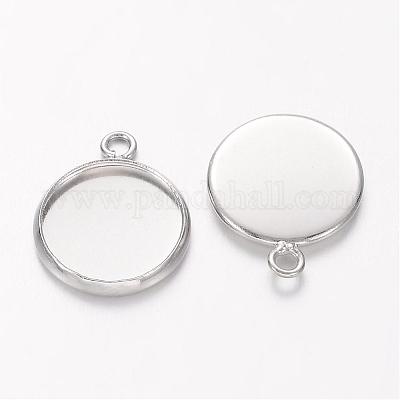 Сеттинги для кулона (кабошонов) KK-B534-D-P-NF-1