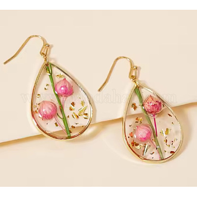 Серьги-подвески из сплава смолы в форме капли FS-WG72C44-04-1