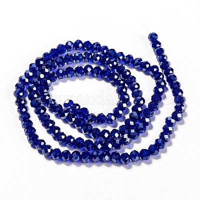 Chapelets de perles en verre électroplaqué&nbsp;EGLA-X0007-01C-4mm-1