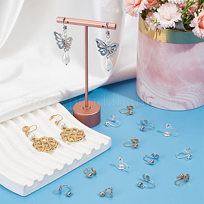 30 шт. 3 цвета фурнитура для амбушюр из нержавеющей стали 304 STAS-SC0008-43-1