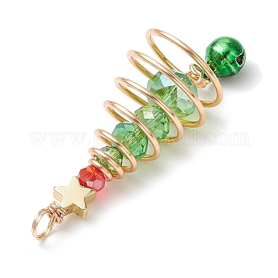 3 шт. подвески из стекла и сплава PALLOY-JF02991-1