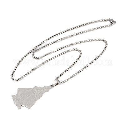 201 подвеска в виде медали Святого Бенедикта из нержавеющей стали NJEW-K283-37P-1