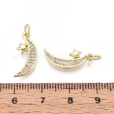 Латунные микро проложить кубического циркония подвески KK-T071-104G-1