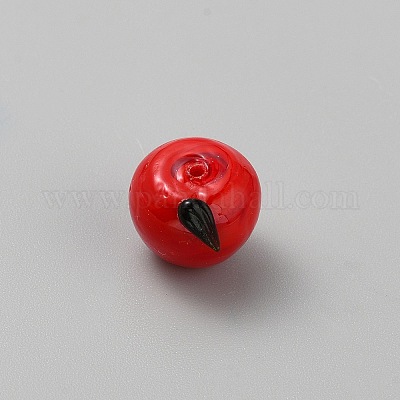 Фруктовые бусины ручной работы лэмпворк LAMP-CJC0011-13A-1