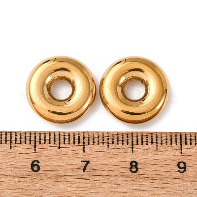 Европейские бусины из нержавеющей стали 304 STAS-D383-01A-G-1