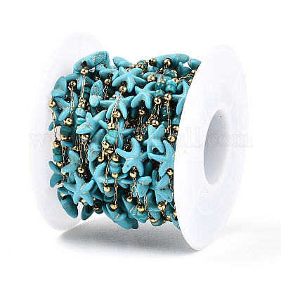 Цепи ручной работы из нержавеющей стали 316 в форме морской звезды CHS-N006-03D-G-1