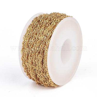 Ионное покрытие (ip) 304 нержавеющая сталь сингапурские цепи CHS-H007-13G-1