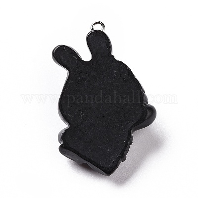 Подвески из непрозрачной смолы RESI-D063-04B-1