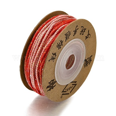 25м сегментный окрашенный хлопковый шнур-витая нить OCOR-F016-02-1