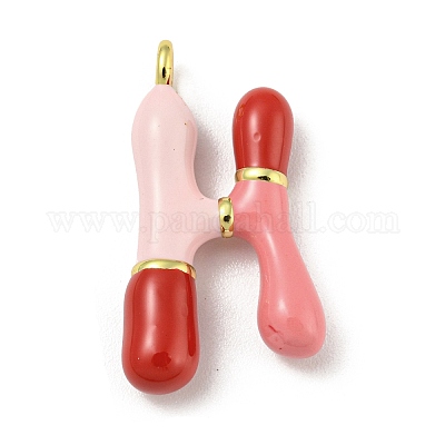 Латунь эмаль подвески KK-E093-03G-H-1