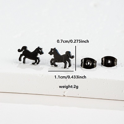 201 серьги-гвоздики из нержавеющей стали&nbsp;FS-WGB18B1-20-1