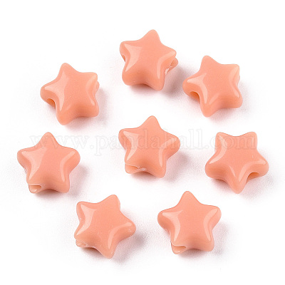 Непрозрачные акриловые бусины MACR-T047-01-13-1