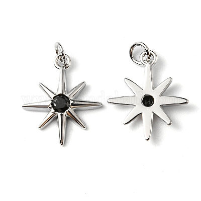 Стойки обшивки латунь микро проложить Циркон подвеску KK-P235-02P-1