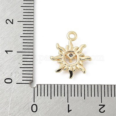 Латунные микро проложить кубического циркония подвески KK-M326-20C-G-1