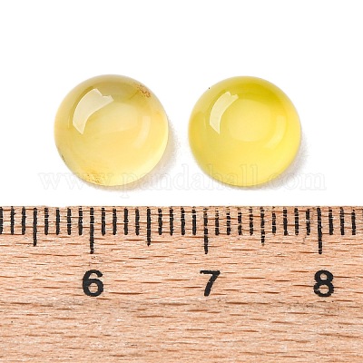 Кабошоны из натурального желтого агата G-K348-07B-04-1