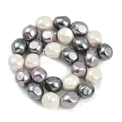 Гальванические оболочки жемчужные бусы пряди BSHE-H113-03B-1