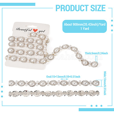 Железные цепочки для чашек с цветочным узором и стразами FIND-TAC0007-17D-1