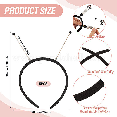 Тканевые и пластиковые резинки для волос OHAR-TAC0020-01J-1