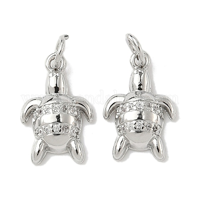 Латунные микро проложить кубического циркония подвески KK-I355-01P-02-1