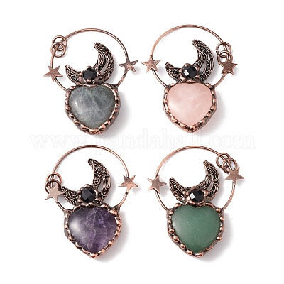 Натуральный смешанный камень большие подвески G-I324-04R-1