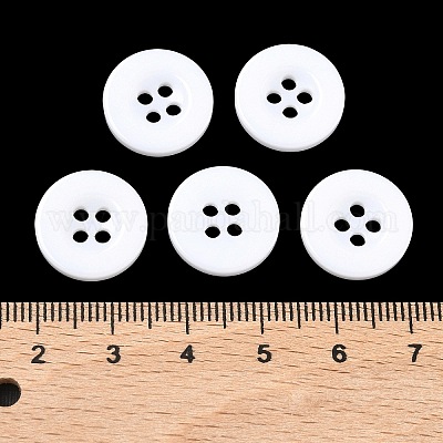 Пуговицы из смолы&nbsp;RESI-D033-15mm-01-1