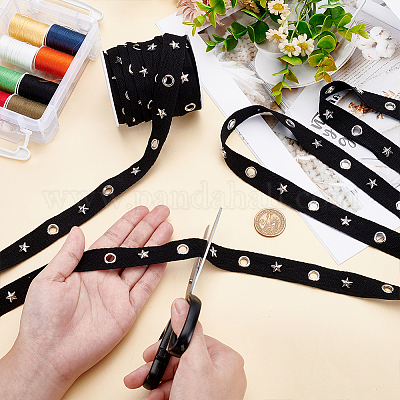 10 ярд хлопчатобумажных лент с люверсами OCOR-WR0001-54-1