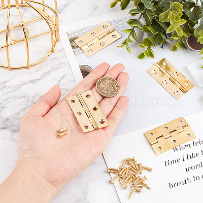 4 комплект железных и латунных соединителей для ящиков шкафа AJEW-GF0004-99-1
