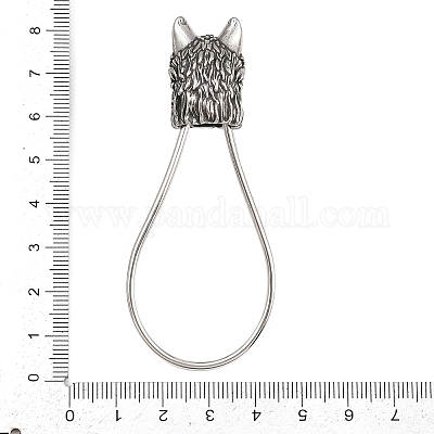 Брелки со стразами из хирургической нержавеющей стали 316 STAS-Z165-03AS-1