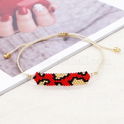 Wholesale Friendship Leopard Print Loom Pattern Miyuki Seed Beads