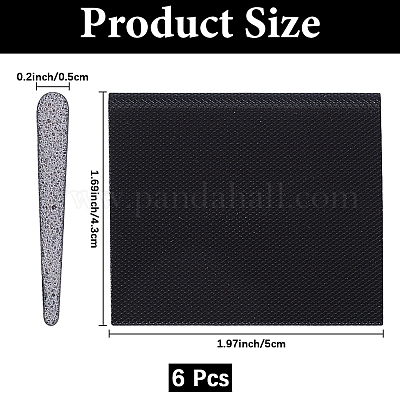6 шт. самоклеящиеся уплотнительные полоски из полиуретана и пены AJEW-CN0003-27A-1