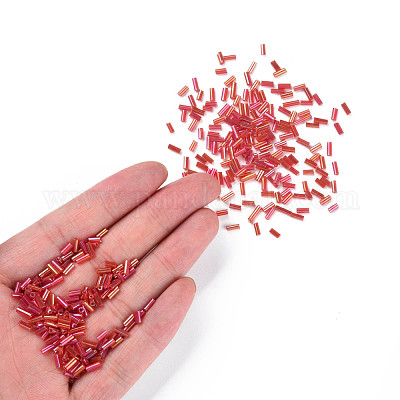 Труба аб-цветная стеклянная стеклянная стеклянная бусина SEED-R011-165B-1