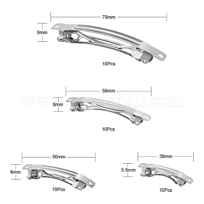 40 шт. 4 стиля заколки для волос с утюгом X1-IFIN-FS0001-05-1