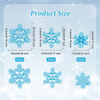 100шт 3 стиля рождественская тематика непрозрачные смоляные кабошоны RESI-OC0001-44-1