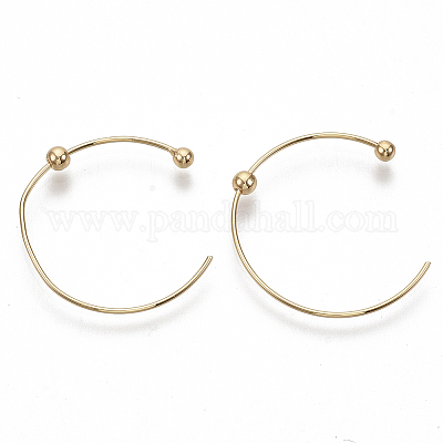 Латунь серьги KK-S355-045-NF-1