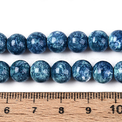 Выпечка краска бисер пряди DGLA-N016-8mm-10-1