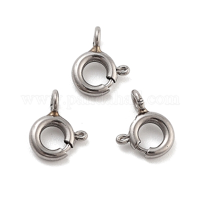 Некорневая застежка из нержавеющей стали 316 с пружинным кольцом STAS-B072-08P-01-1