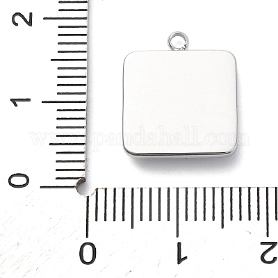 Подвески из нержавеющей стали 304 со стразами STAS-S163-32P-1