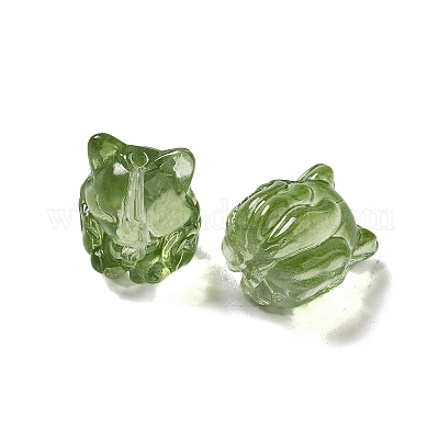 Прозрачные стеклянные бусины&nbsp;GLAA-D025-06G-1