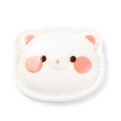 Кабошоны из непрозрачной смолы на тему животных RESI-E046-01D-1