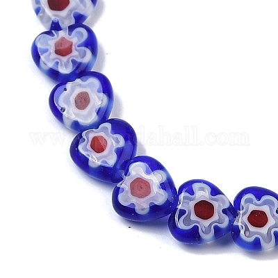 Ручной работы millefiori стеклянные бусины нитки LAMP-G166-15A-1