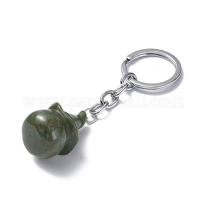 Брелки из натурального индийского агата KEYC-P011-04P-04-1