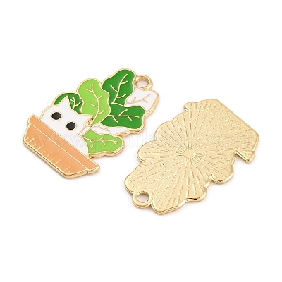 Pendenti smaltati in lega vegetale e animale&nbsp;FIND-N005-05A-G-1