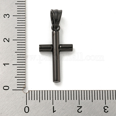 Подвески из нержавеющей стали 304 с ионным покрытием (IP) и кубическим цирконием STAS-C102-06A-EB-1