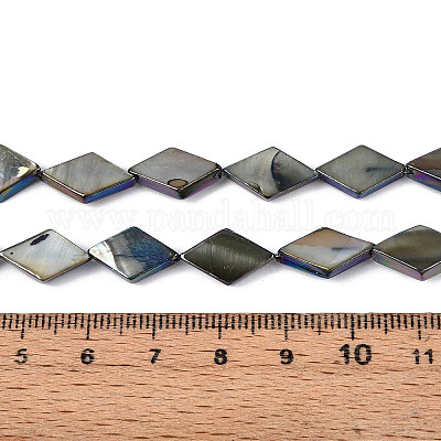 Окрашенные нити бусин из натуральных пресноводных ракушек SHEL-T020-13M-1