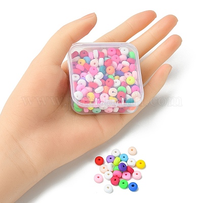 2 прядь бусины из полимерной глины ручной работы CLAY-YW0001-87B-1